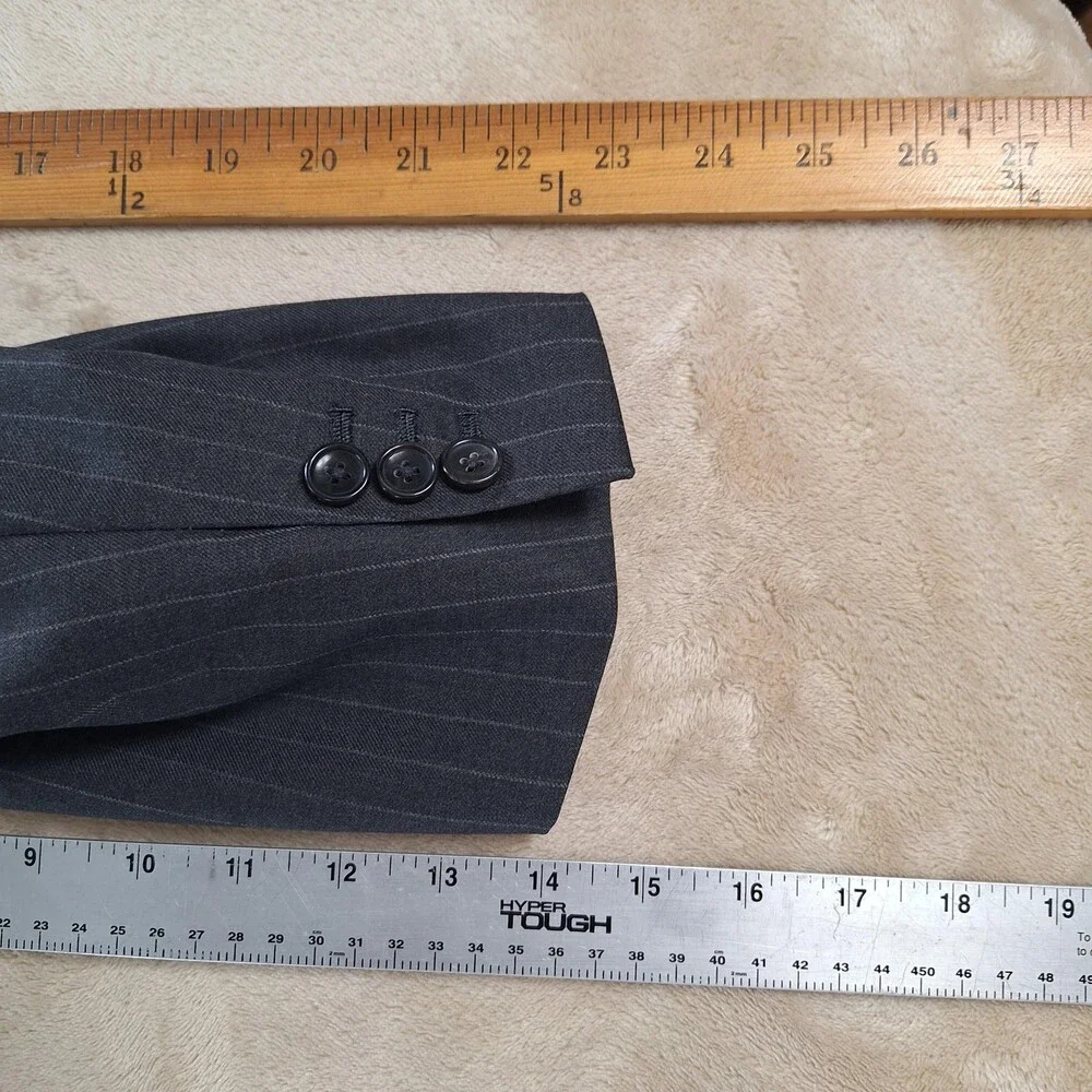 Hemrajani Brothers Blazer Mens 46 Wool Loro Piana Four Seasons Pinstripe Jacket